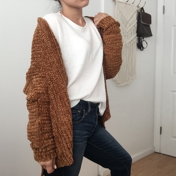 ❗️1 left ❗️NWTChenille Soft Textured Long Cardigan - Picture 3 of 5